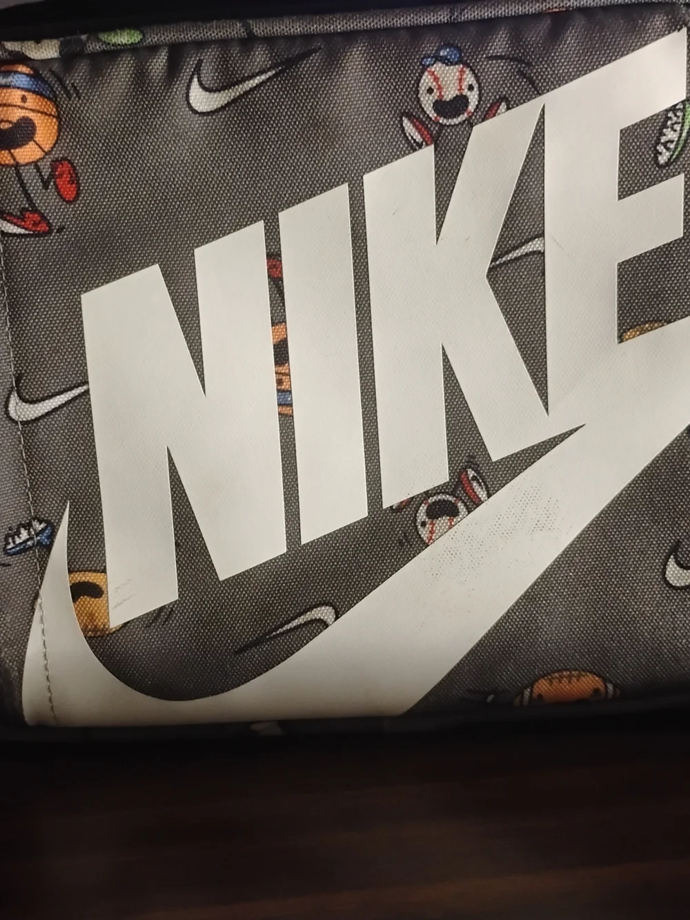 Nike Gray Lunch Box